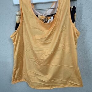 Women's Sleeveless Yellow Top with shorts